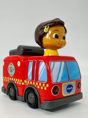 Vtech Go! Go! CoComelon Car Smart Wheels NINA Fire Truck Tested Working